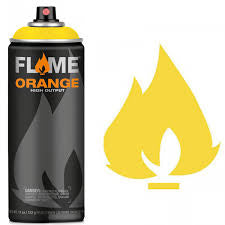 Flame Orange 400ml Spray Paint Colours