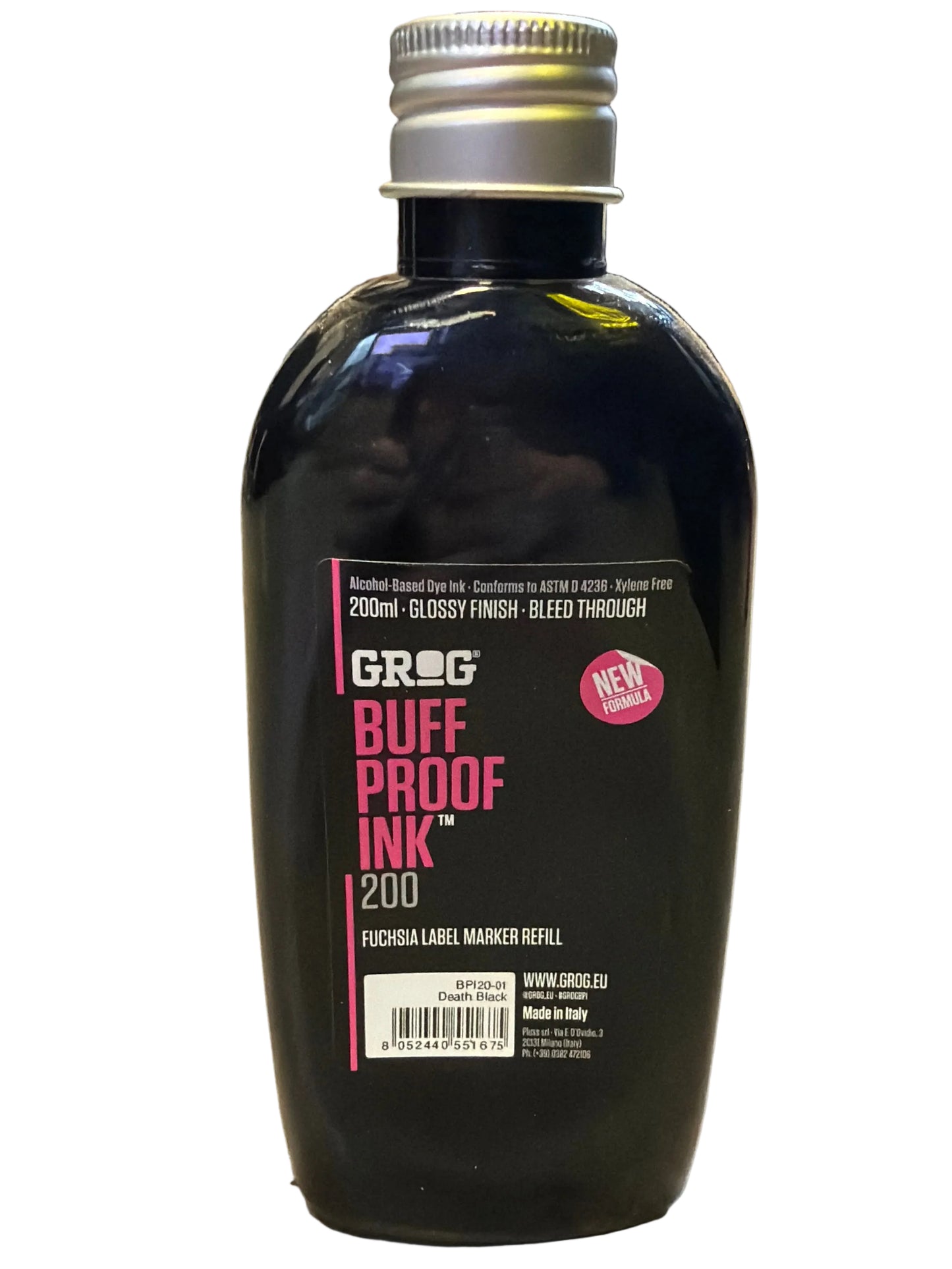 Grog Buff Proof Ink 200 – Death Black (200ml)