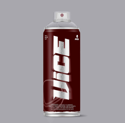 MTN VICE Sashimi spray paint can – deep salmon red graffiti paint with VICE branding on a grey background