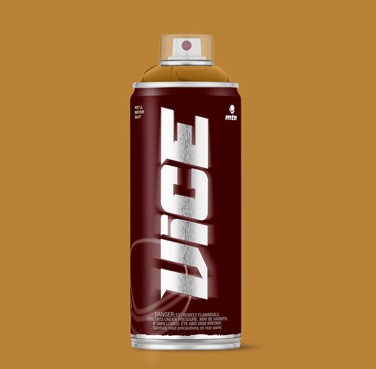 MTN VICE Wallaby Brown spray can – rich brown graffiti paint on a coloured background