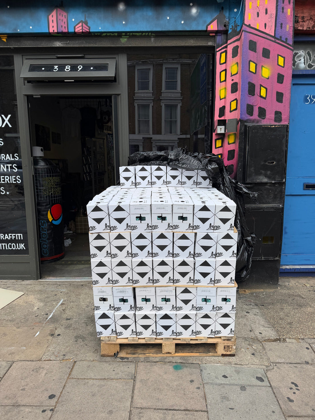 Spray paint, caps and markers in stock at Paintbox Graffiti in New Cross, London