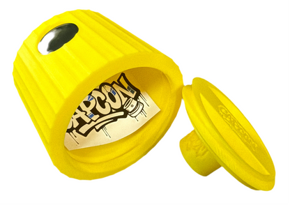 Capcon Yellow Lego Stash Cap (Large) – Hidden Storage Spray Can 