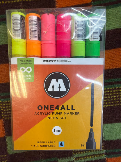 Molotow acrylic 4mm set