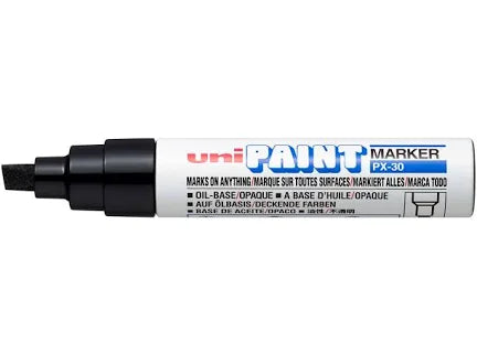 Uni Paint Marker PX-30 – Broad Tip Oil-Based Permanent Marker