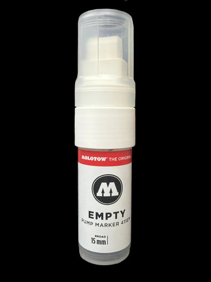 Graffiti Ink & Marker Starter Pack – Inferno Black + Molotow Empty Pump Marker 15mm