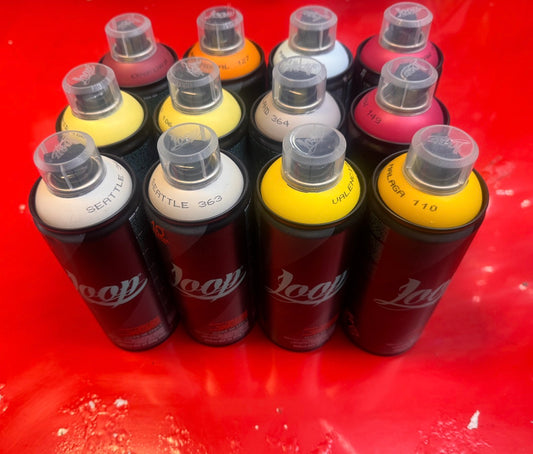 Loop Colours starter pack – 400ml spray paint cans in random colours