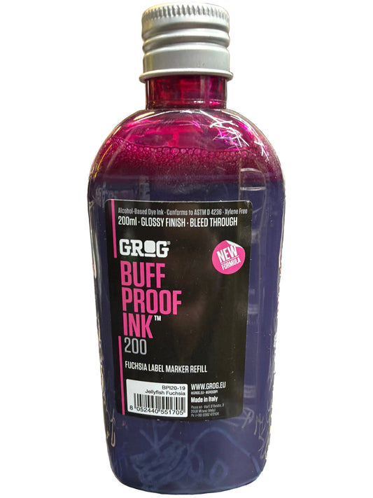 Grog Buff Proof Ink 200 – Jellyfish Fuchsia (200ml)