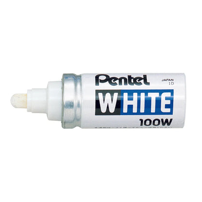 Pentel White Permanent Paint Marker 100W – Bullet Tip Multi-Purpose