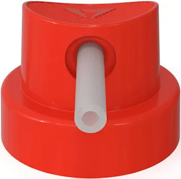 3X Hardcore Needle Cap – Red with White Stem | Fine Line Graffiti Spray Paint Nozzle