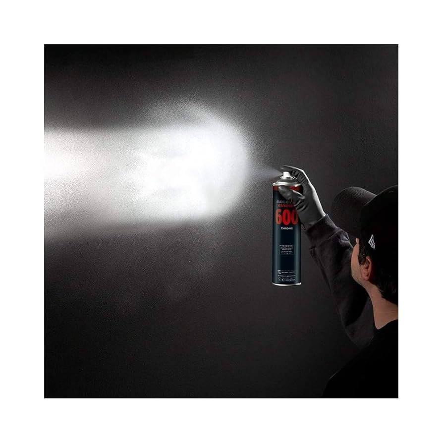 Molotow Burner Chrome 600ml Graffiti Spray Paint 6-Pack – High-Pressure Chrome Cans