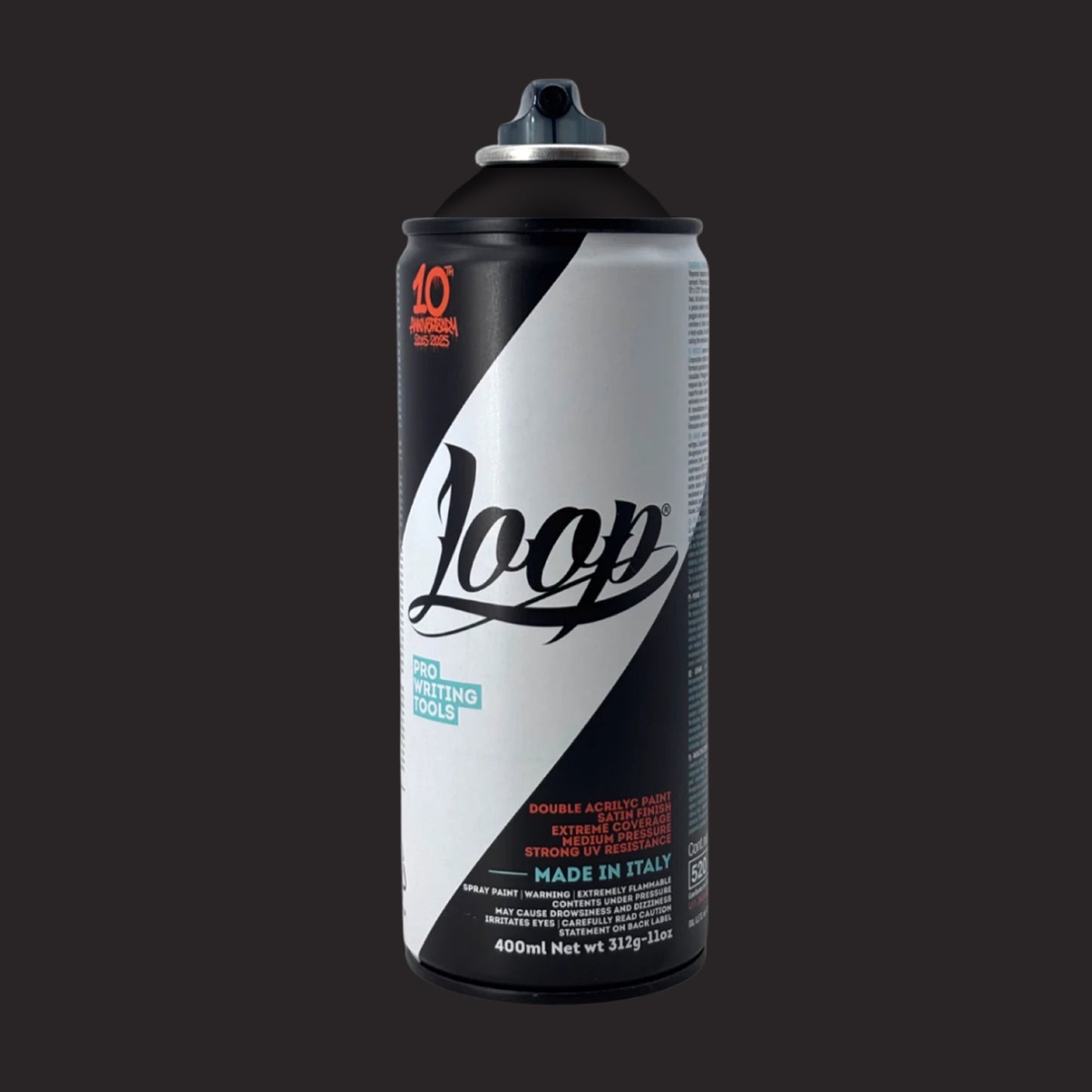 Loop Spray Paint 400ml Black Matt LP-103