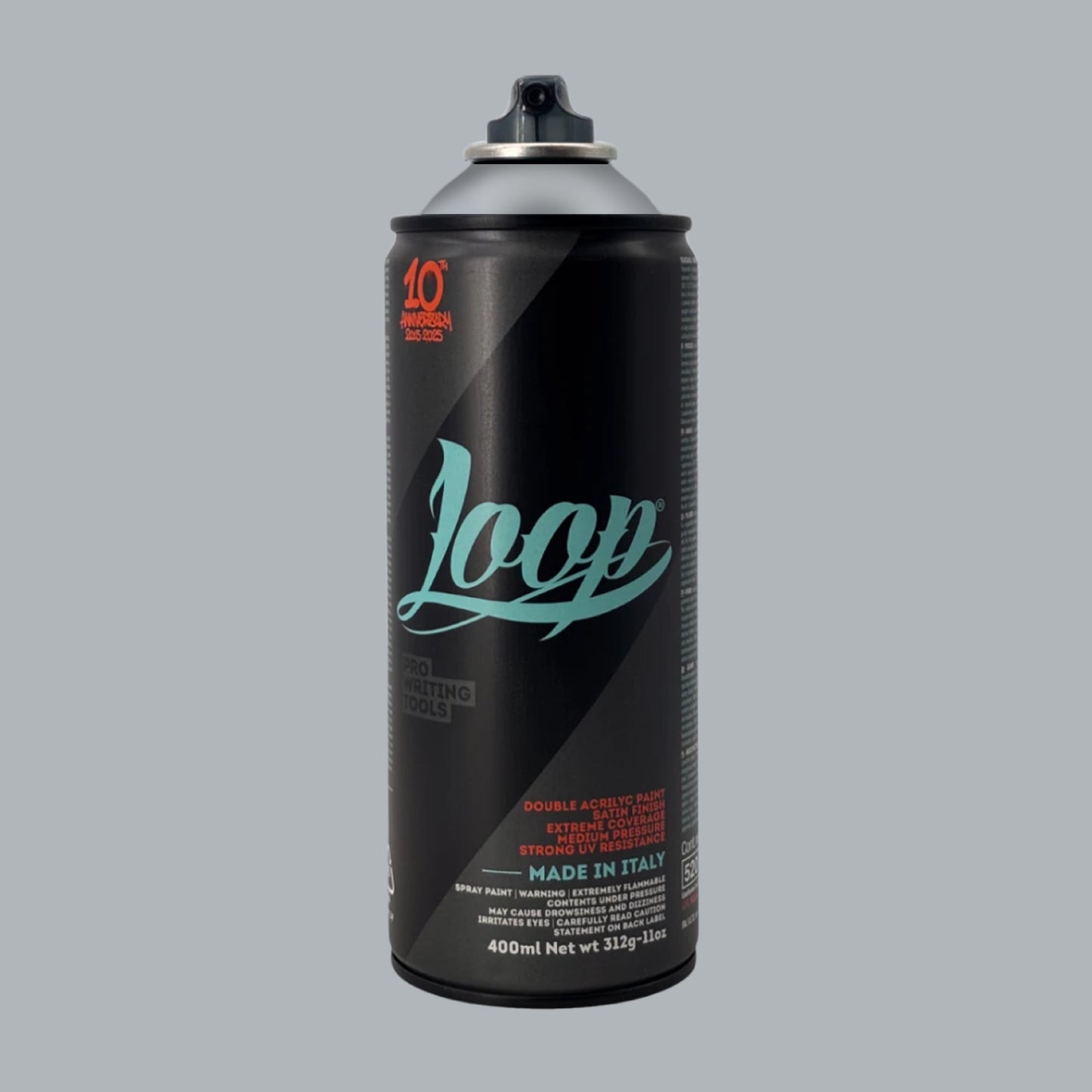 Loop Spray Paint 400ml Heavymetal Silver LP-400