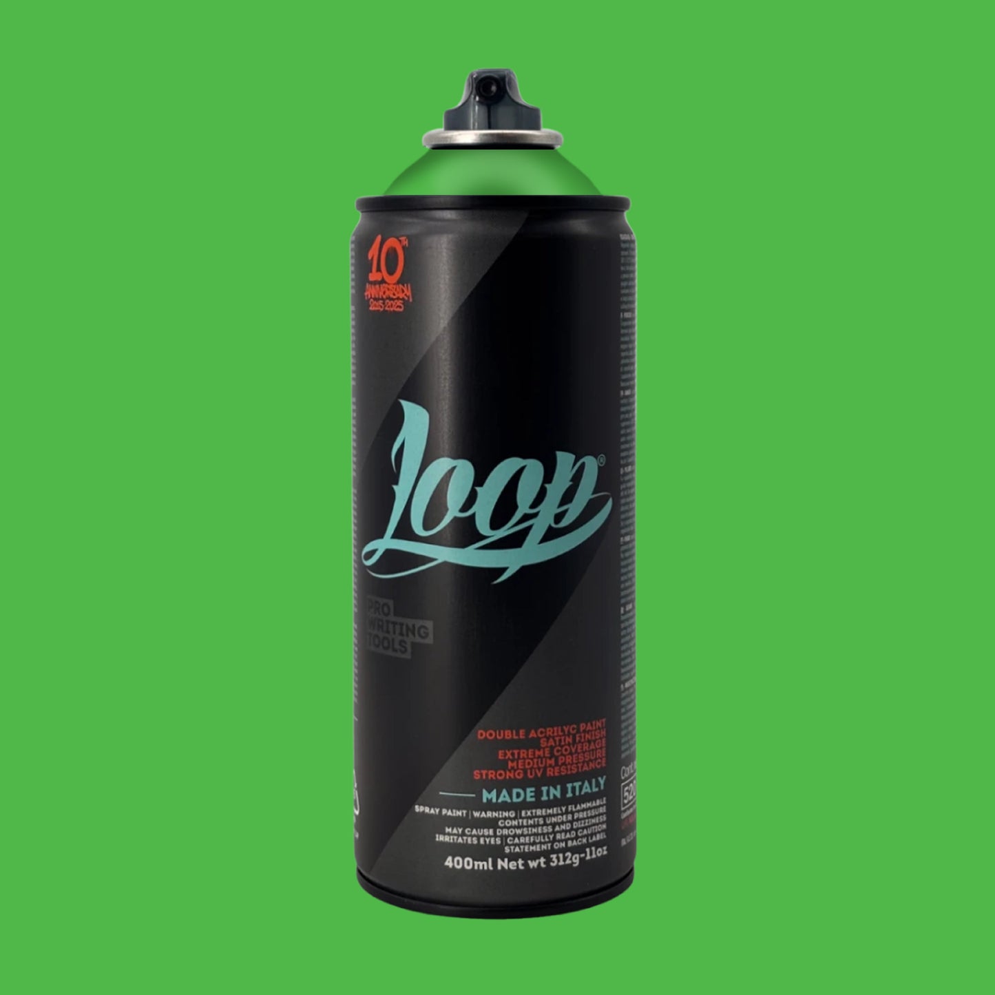 Loop Spray Paint 400ml Fluo Green LP-414