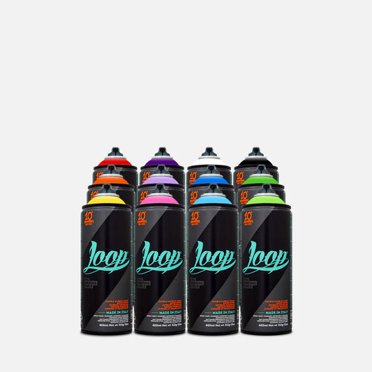 Loop Colours Starter Pack – 12 Cans (Random Colours)