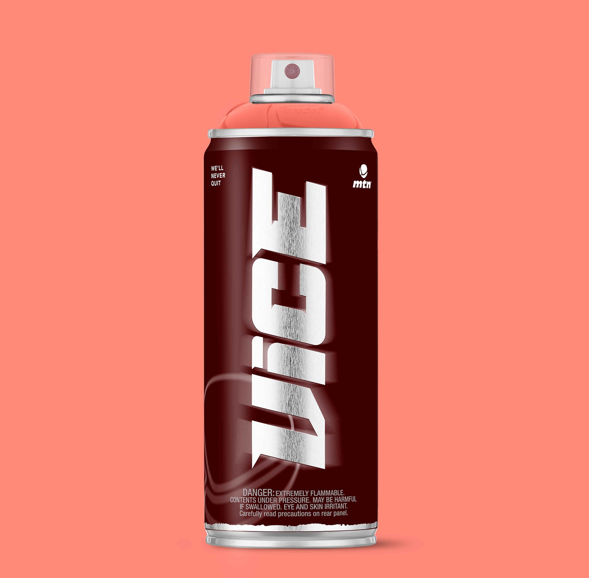 MTN VICE Palanca Red can – crimson red graffiti paint on a coloured background