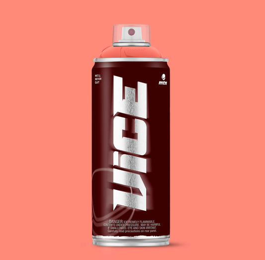 MTN VICE Palanca Red can – crimson red graffiti paint on a coloured background