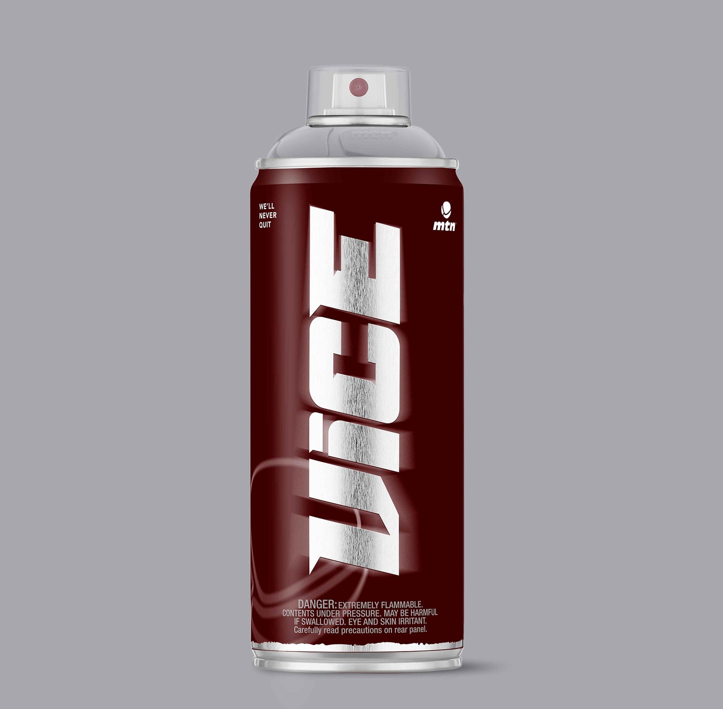 MTN VICE Sashimi spray paint can – deep salmon red graffiti paint with VICE branding on a grey background