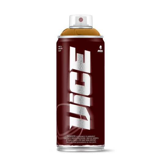 MTN VICE Wallaby Brown spray paint can – rich brown graffiti paint on a white background